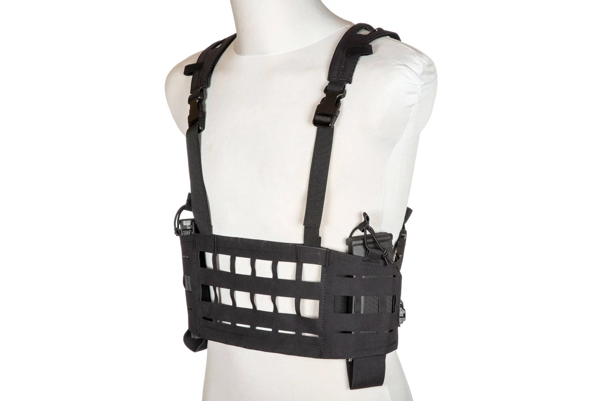 Kamizelka taktyczna PRIMAL GEAR Laser Chest Rig Thyla - Czarna (PRI-18-033805)