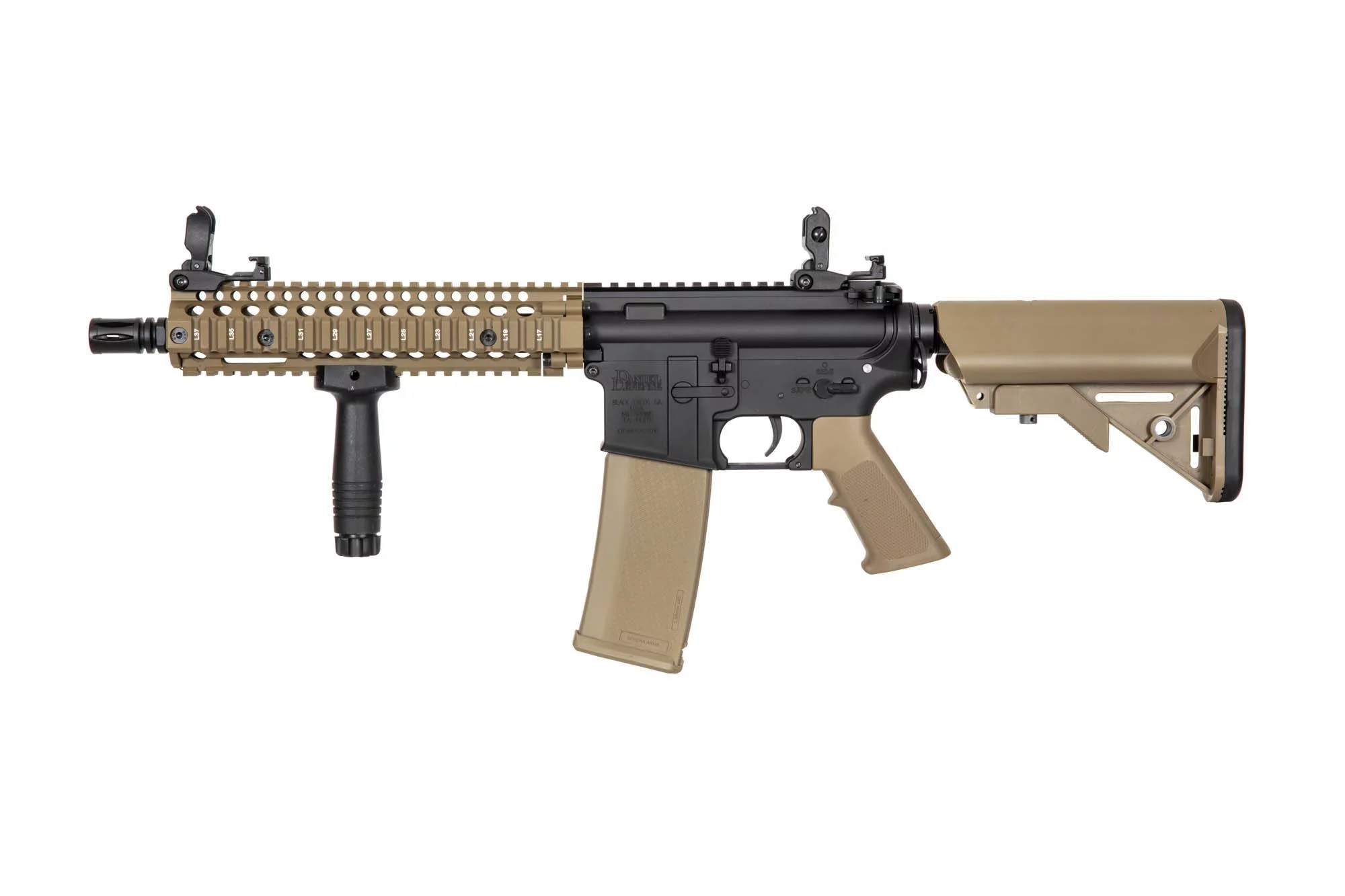 Zdjęcie produktu Karabinek ASG Daniel Defense MK18 SA-E19 EDGE - Half-Tan (SPE-01-030185)