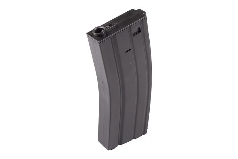 Zdjęcie produktu Magazynek ASG real-cap 30 kulek do replik typu M4/M16 - czarny (SPE-05-008184)