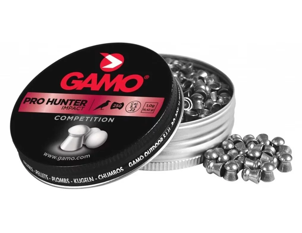 Zdjęcie produktu Śrut 5,5 mm Diabolo Gamo PRO-HUNTER Impact grzybek 250 szt. (6321925)