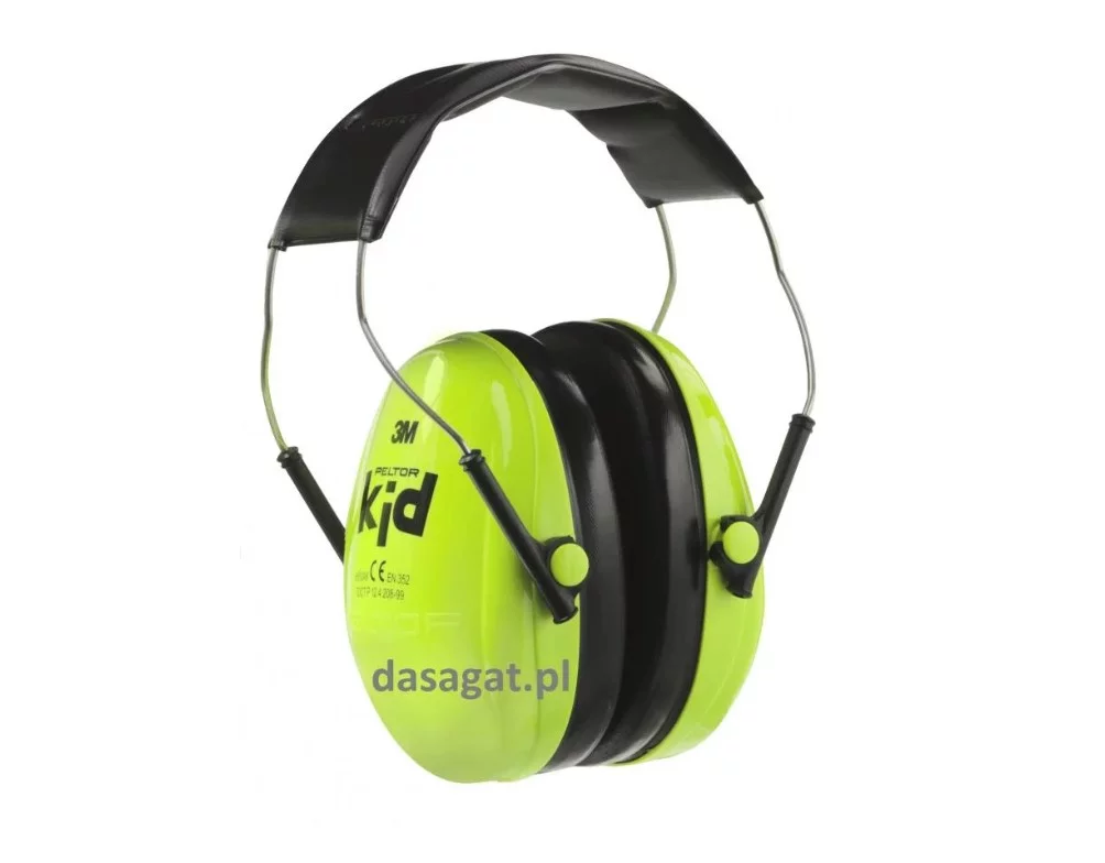 Zdjęcie produktu Słuchawki Peltor KID, zielone ochronniki słuchu (H510AK-442-GB)