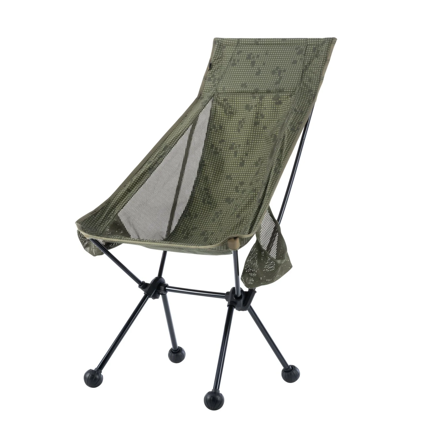 Krzesło turystyczne składane wysokie HELIKON TRAVELER Enlarged Lightweight Chair - Desert Night Camo -  (AC-ELC-CD-0L)