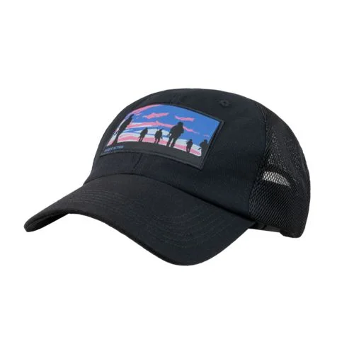 Czapka z daszkiem Direct Action Sunset Feed Cap - Black (CP-SUNS-CTN-BLK)