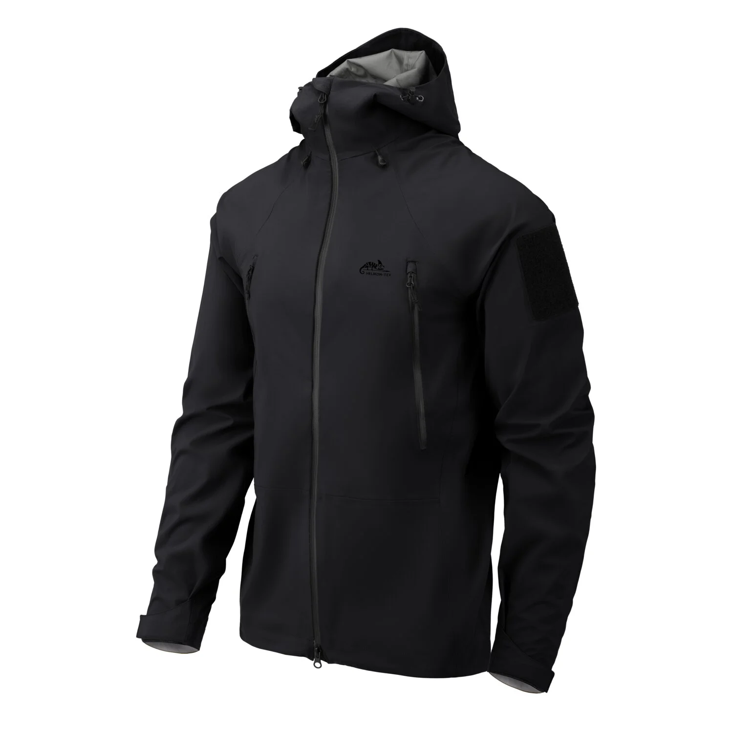 Kurtka wodoodporna HELIKON SQUALL Hardshell Jacket - TorrentStretch - Black (KU-SHJ-TR-01)