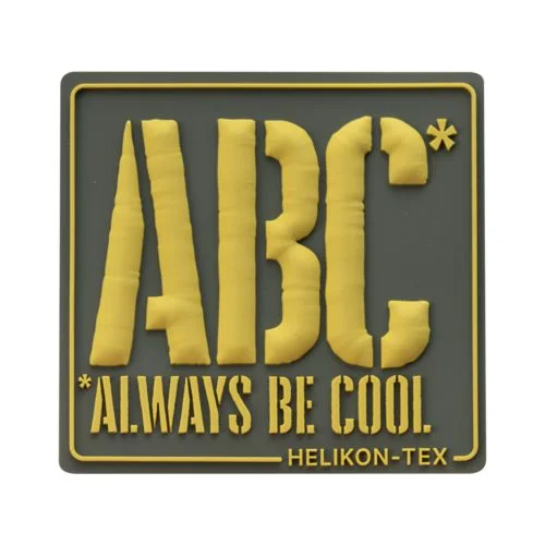 Naszywka ABC Always Be Cool Patch  - Green - ( jeden rozmiar ) (OD-ABC-RB-82)