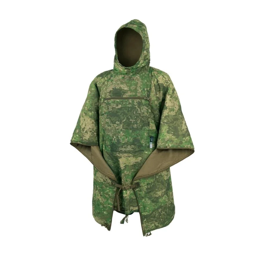 Poncho Helikon SWAGMAN ROLL - Climashield Apex 67g - PenCott WildWood (PO-SMR-NL-45)