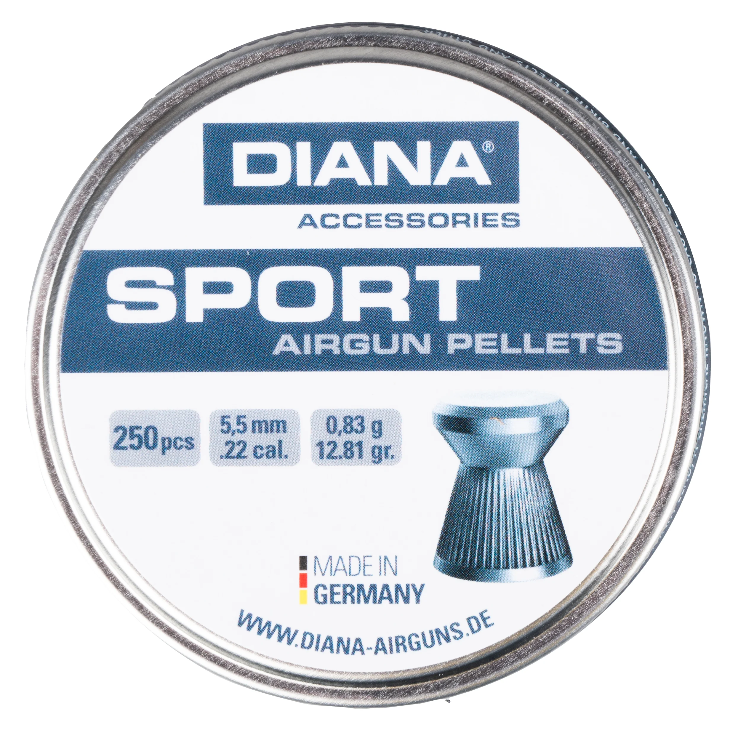 Śrut 5,5 mm Diabolo Diana Sport 250 szt. (029-130)
