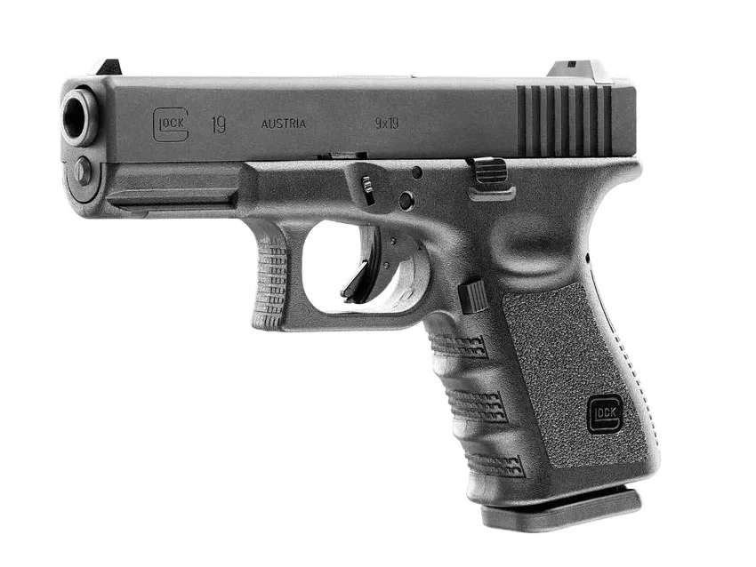 Pistolet wiatrówka Glock 19 4,5 mm BB 16-strzałowy CO2 (5.8358)