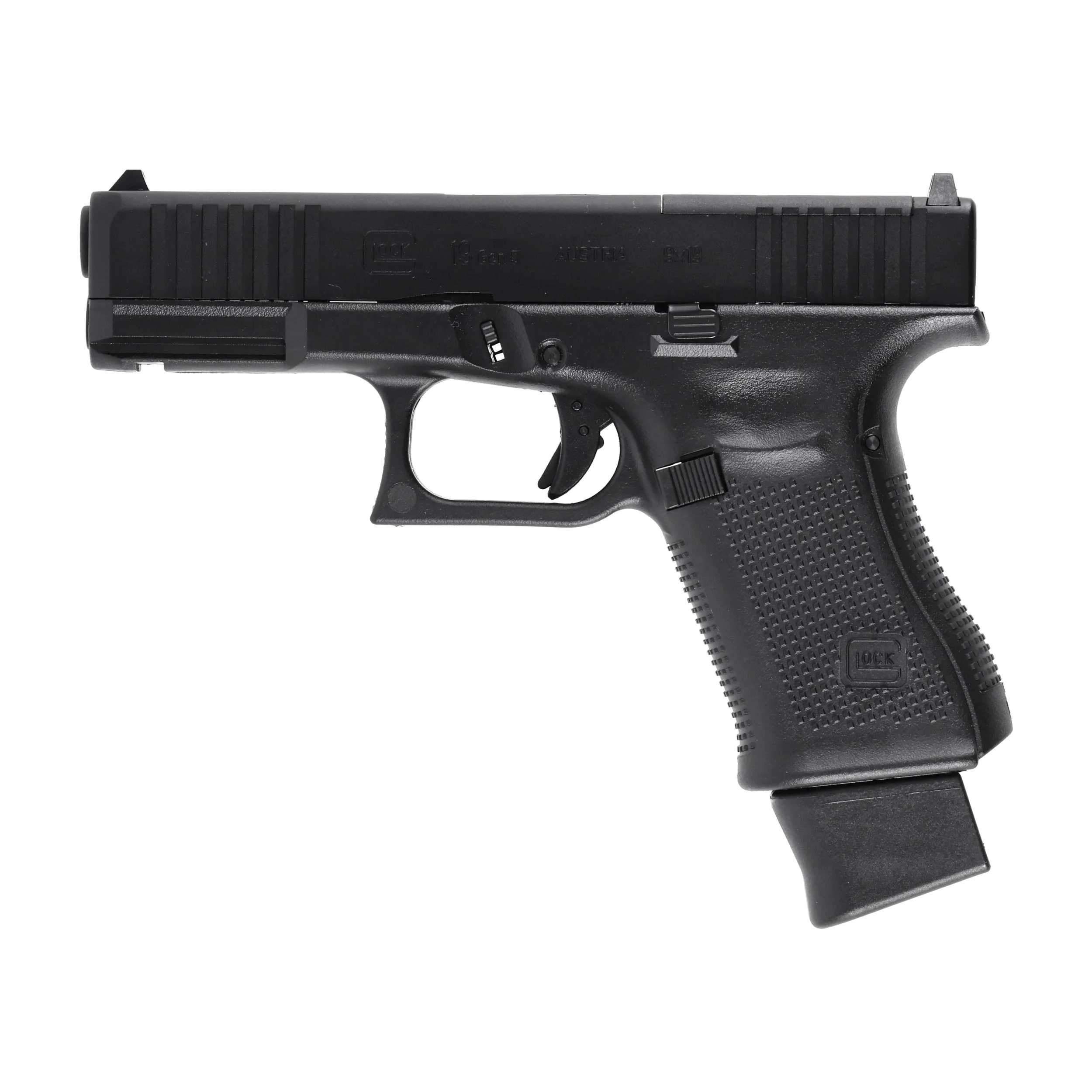 Zdjęcie produktu Pistolet ASG Glock 19 gen 5. MOS 6 mm BB, CO2 (2.6552)