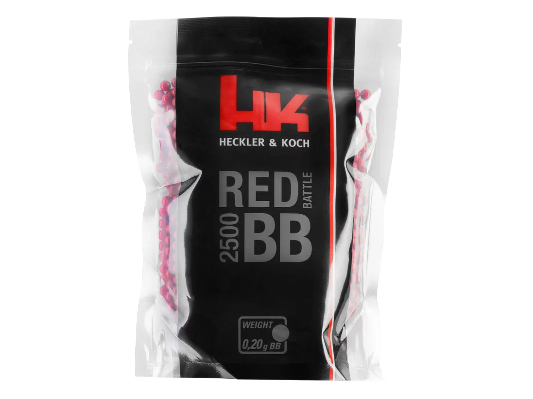 Zdjęcie produktu Kulki BB do ASG HK Heckler&Koch Red Battle 0,2 g 6mm 2500 szt. (2.6112)
