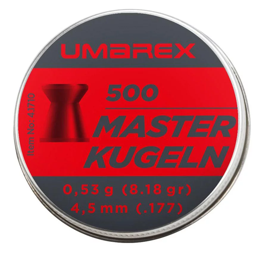Zdjęcie produktu Śrut 4,5 mm Diabolo UMAREX Masterkugeln płaski 500 szt. (4.1710)