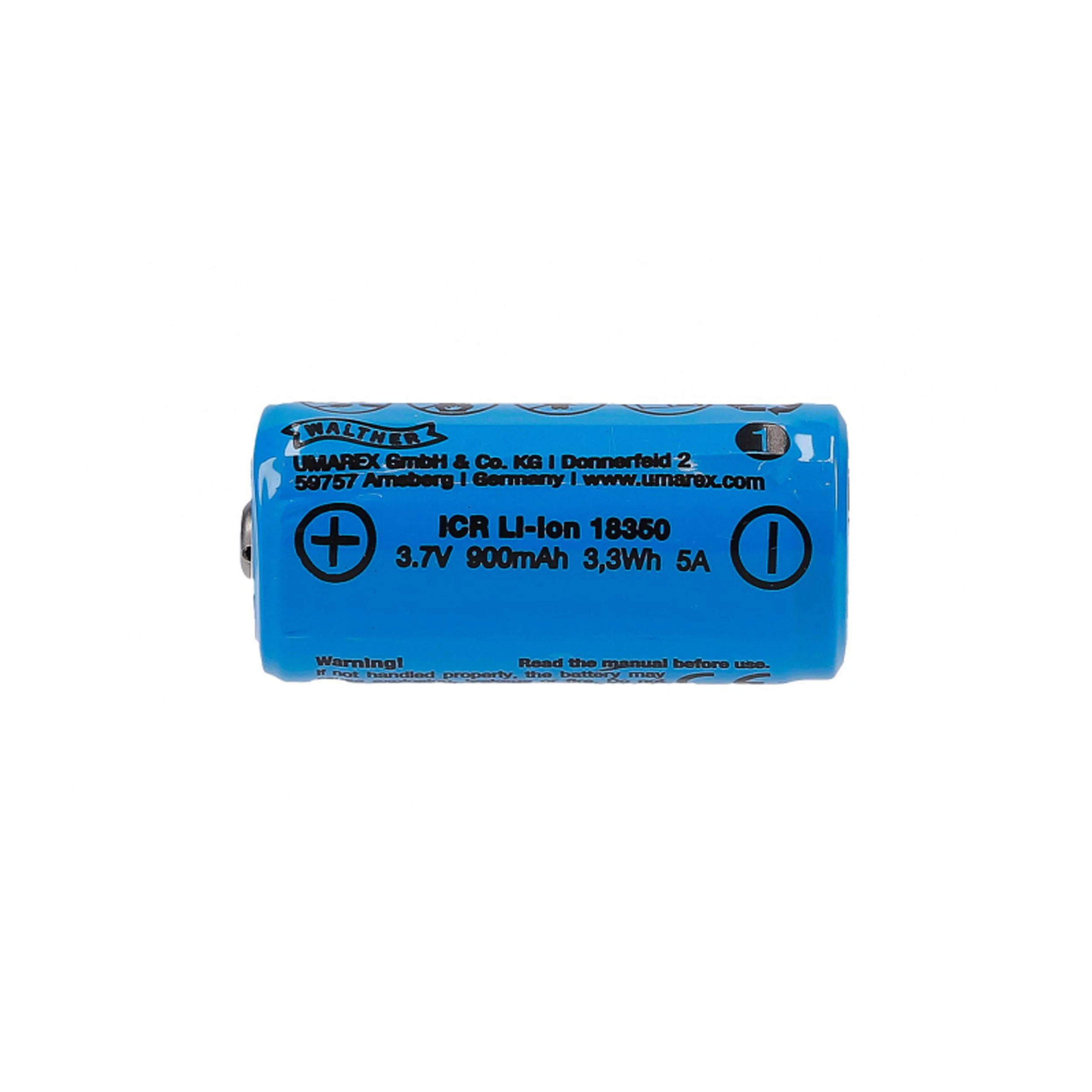 Zdjęcie produktu Akumulator Walther ICR (18350 900 mAh 3,7 V) (3.7153)