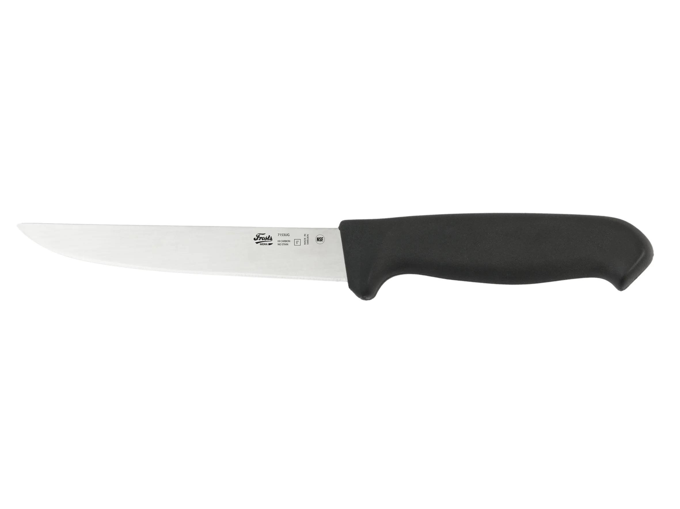 Nóż Morakniv Frosts Unigrip Wide Boning 7153 UG czarny stal nierdzewna (128-6137)
