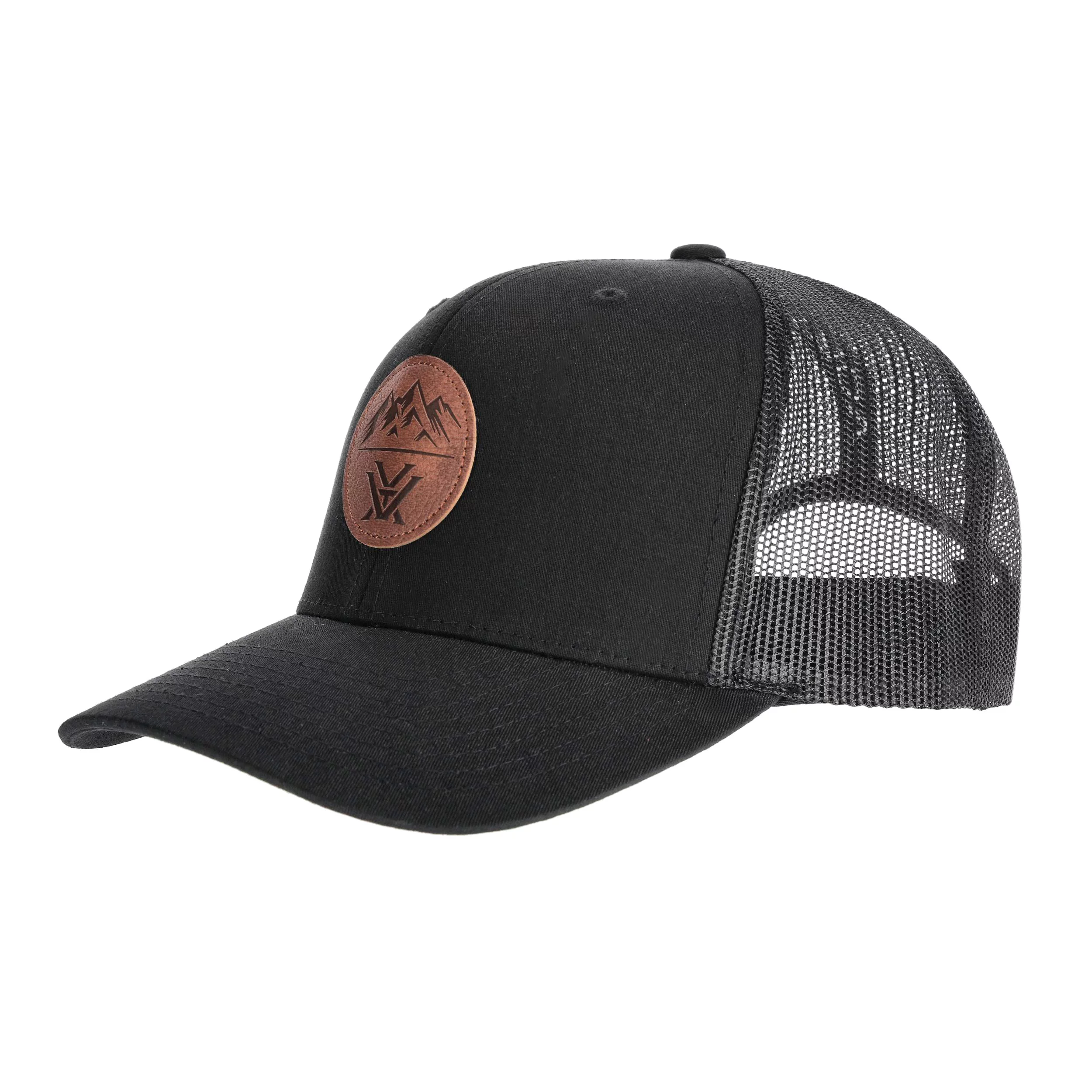 Zdjęcie produktu Czapka z daszkiem męska Vortex Three Peaks Leather czarna (186-563)