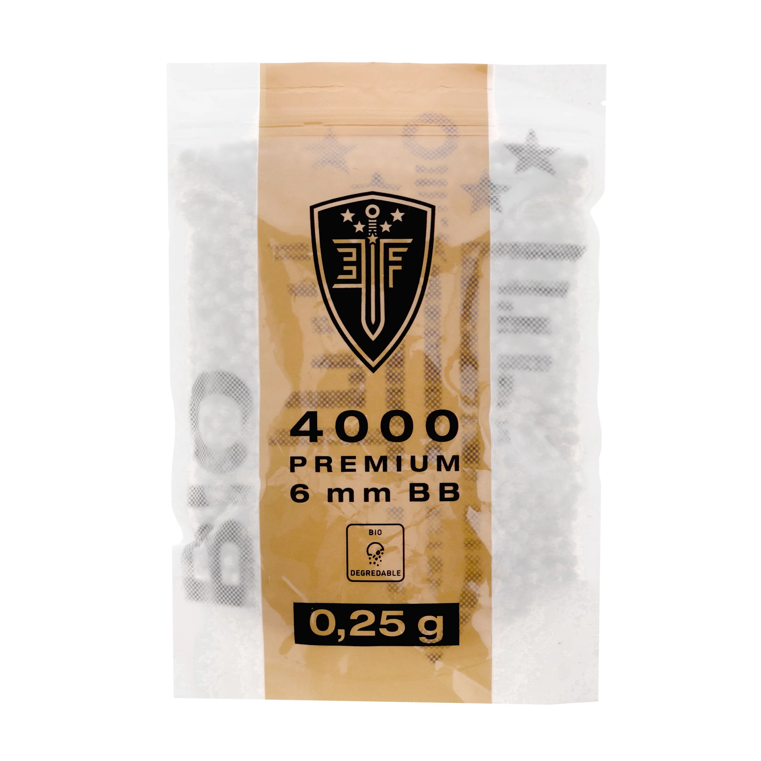 Zdjęcie produktu Kulki ASG Elite Force Premium Bio 0,25 g 6 mm 4000 szt. (2.6101)