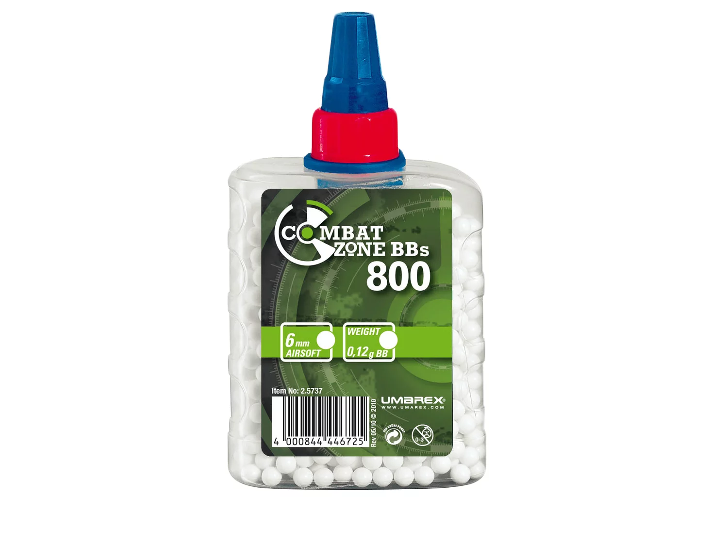 Zdjęcie produktu Kulki ASG Combat Zone Basic 0,12 g 6 mm 800 szt. (2.5737)