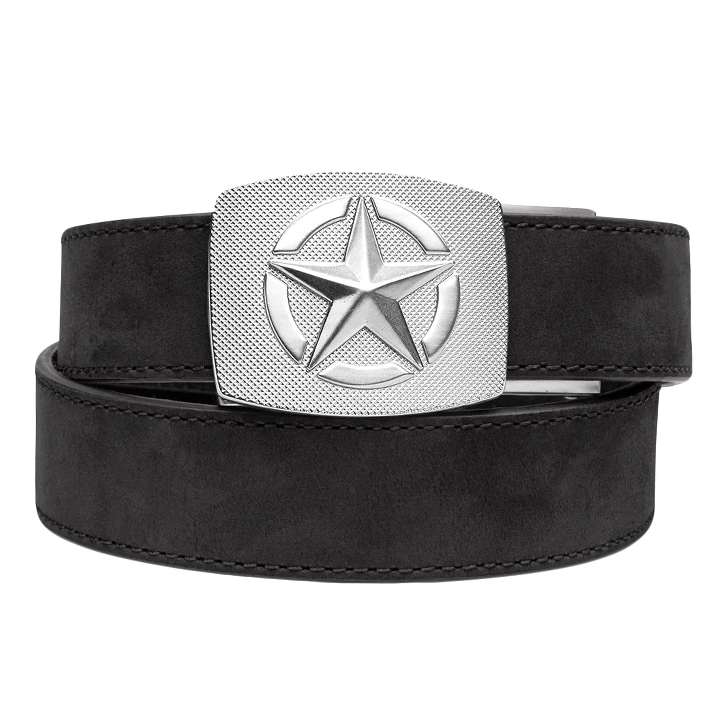 Zdjęcie produktu Pas Kore Essentials Star Buckle Black Buffalo Leather Gun Belt (STAR-WESTBLK)