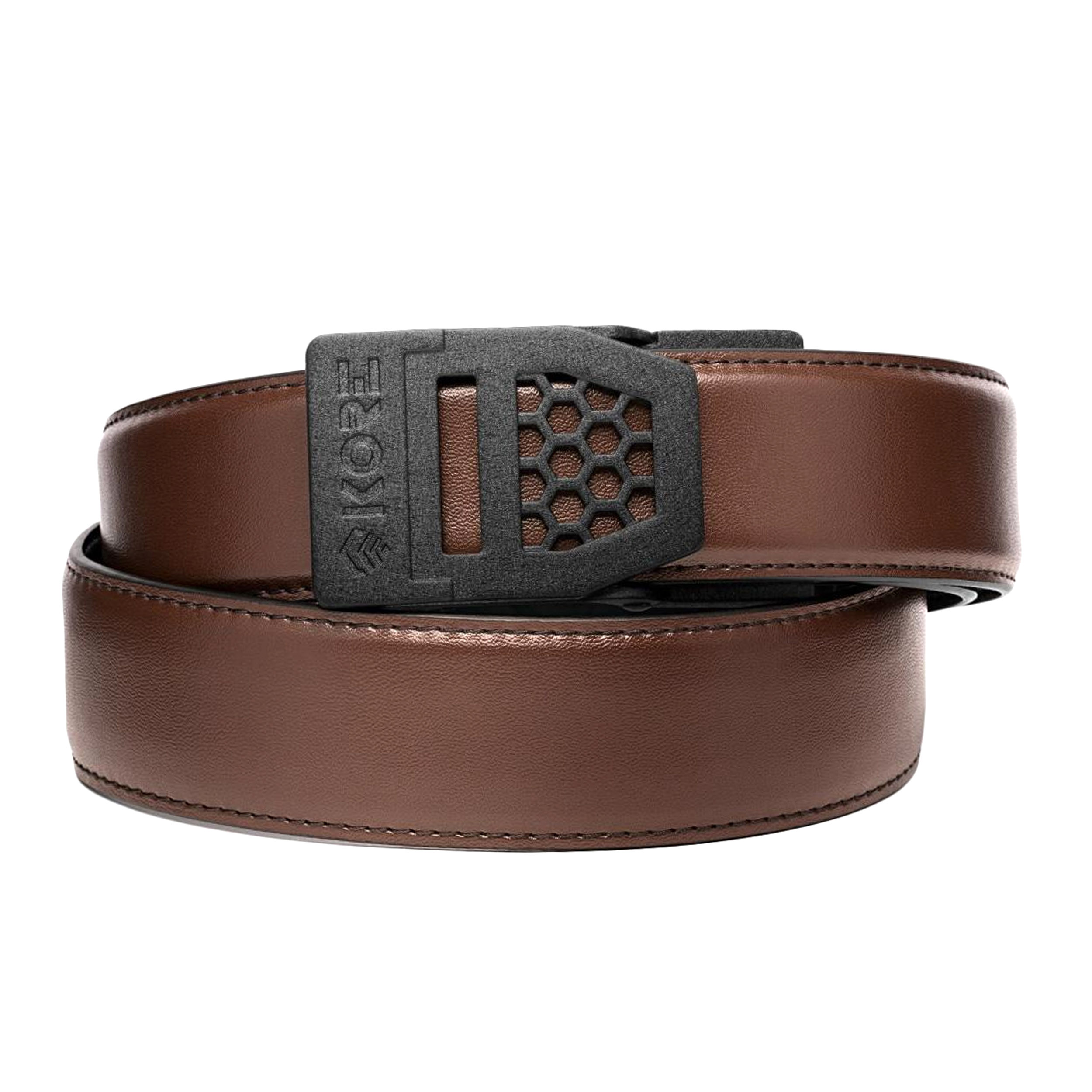 Zdjęcie produktu Pas strzelecki Kore Essentials Leather Gun Belt X6 brązowy (X6B-GUNBRN)