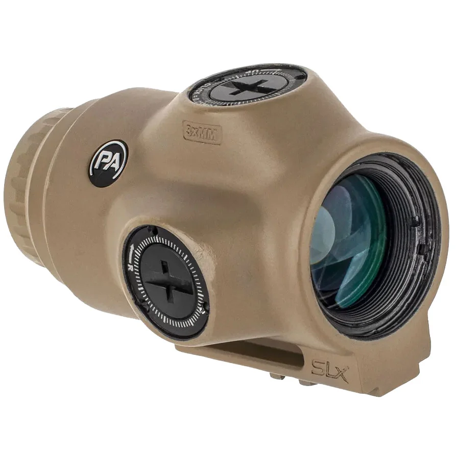 Zdjęcie produktu Powiększalnik Primary Arms SLx 3x Micro w/ACSS Pegasus Ranging Reticle FDE (777-110)