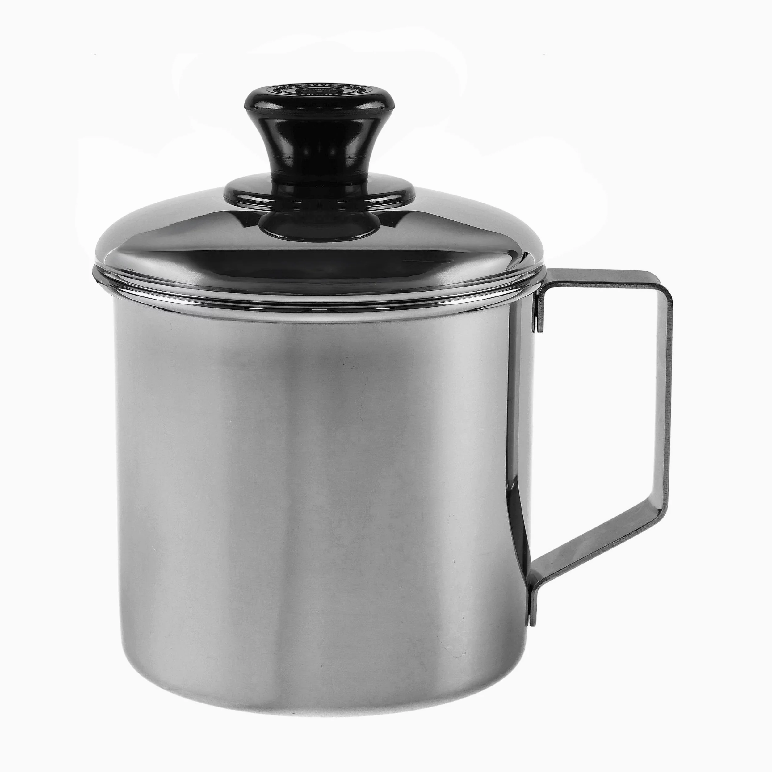 Zdjęcie produktu Kubek stalowy Zebra Thailand 10 cm z pokrywką (814-007)