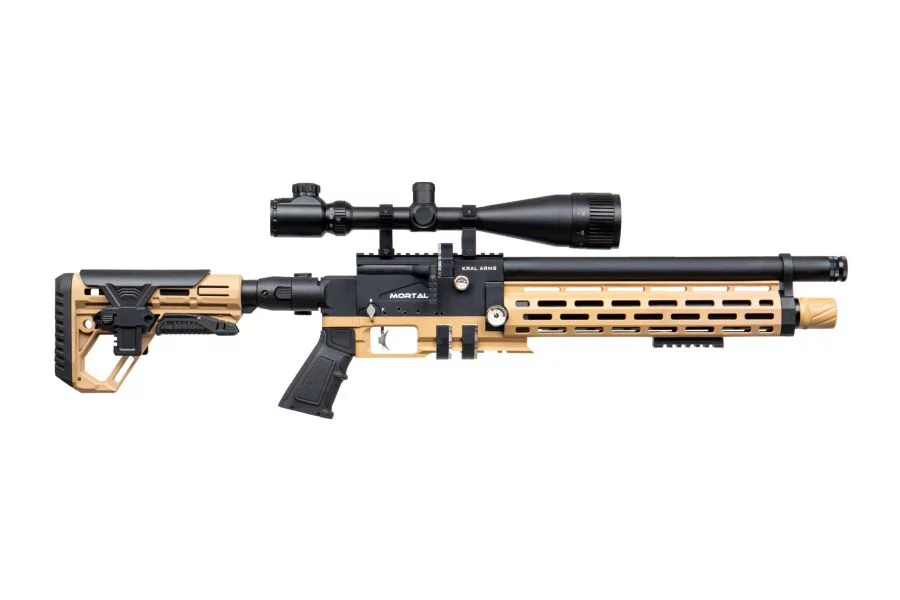 Zdjęcie produktu Karabinek wiatrówka KRAL PUNCHER MORTAL FDE PCP polimer 4,5 mm ekp<17J