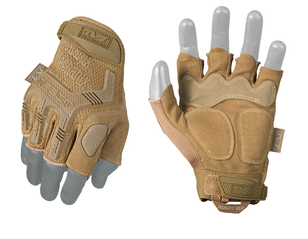 Zdjęcie produktu Rękawice taktyczne Mechanix Wear M-Pact Fingerless Coyote (MFL-72)
