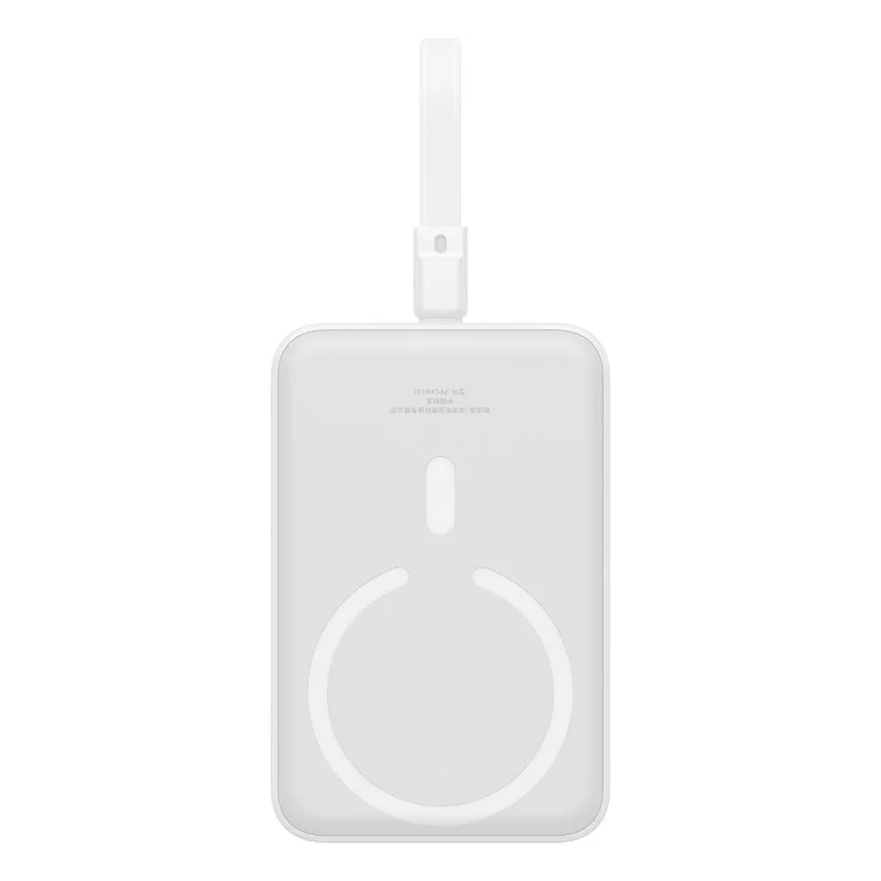 Zdjęcie produktu Powerbank Baseus Magnetic Mini Air Wireless 10000mAh 20W+kabel lightning (biały)