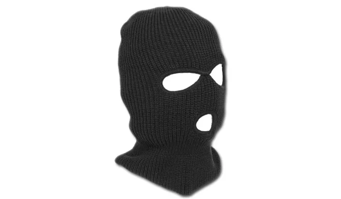 Kominiarka Zimowa Mil-Tec - 3 Otwory - Czarny - 12113002 