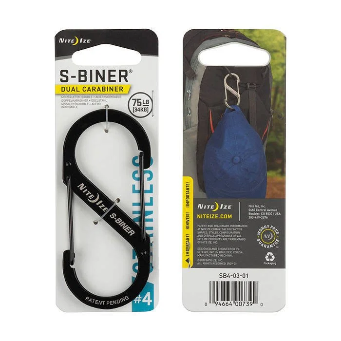 S-Biner #4 - Czarny - SB4-03-01 - Nite Ize