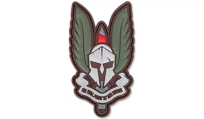 Naszywka 3D - Spartan - Zielony - 101 Inc.