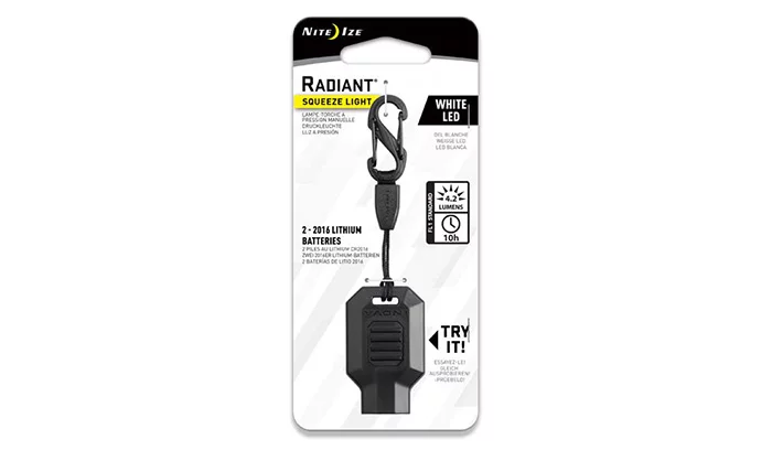 Zdjęcie produktu Latarka Nite Ize aRadiant Squeeze Light LED Keychain - Biały - SQL2-02-R3