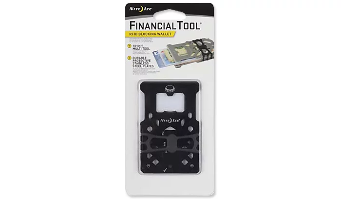 Zdjęcie produktu Multitool Nite Ize FinancialTool RFID Blocking Wallet - Czarny - FMTR-01-R7