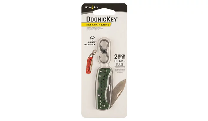 Zdjęcie produktu Nóż Nite Ize z brelokiem DoohicKey Key Chain Knife - Oliwkowy - KMTK-08-R7 