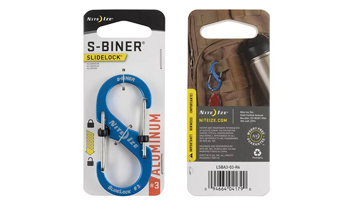 Zdjęcie produktu Karabińczyk Nite Ize S-Biner SlideLock Aluminum #3 - Niebieski - LSBA3-03-R6 