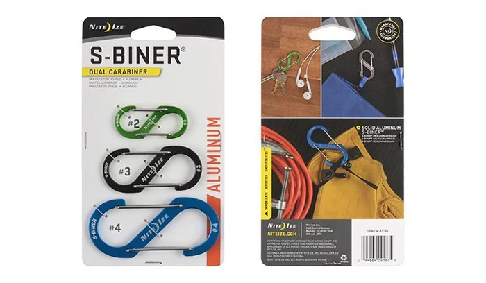 Karabińczyk Nite Ize S-Biner Aluminum Dual Carabiner Combo 3 szt. - SBA234-A1-R6 