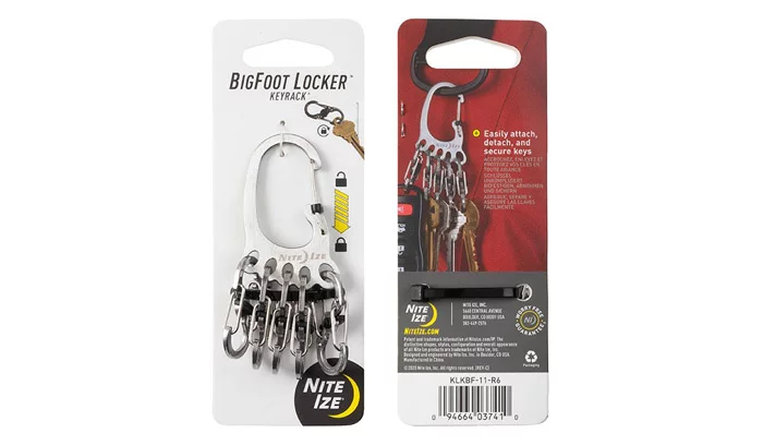 Organizer Nite Ize BigFoot Locker KeyRack - Spectrum - KLKBF-07-R3 