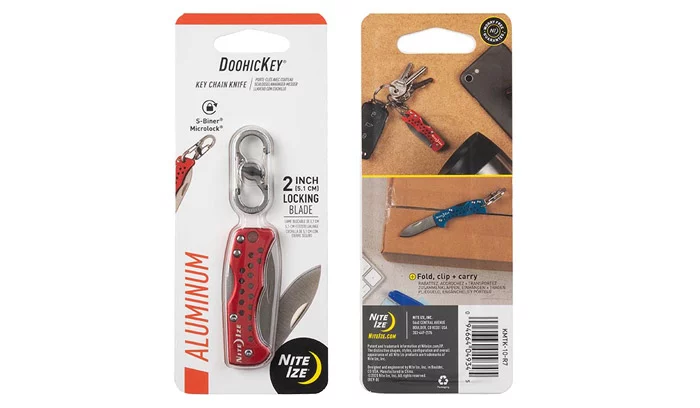 Zdjęcie produktu Nóż Nite Ize DoohicKey Key Chain Knife - Czerwony - KMTK-10-R7 