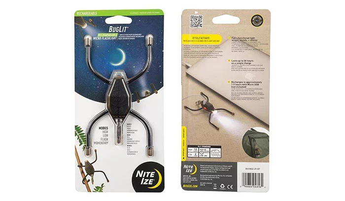 Zdjęcie produktu Latarka Nite Ize BugLit - USB - Coyote/Black - BGTR02-29-R7