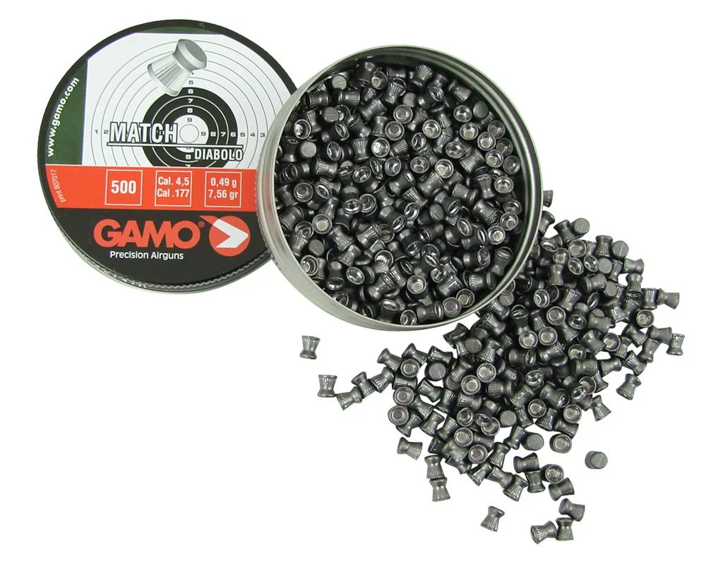 Zdjęcie produktu Śrut 4,5 mm Diabolo GAMO Match płaski 500 szt. (6320034)