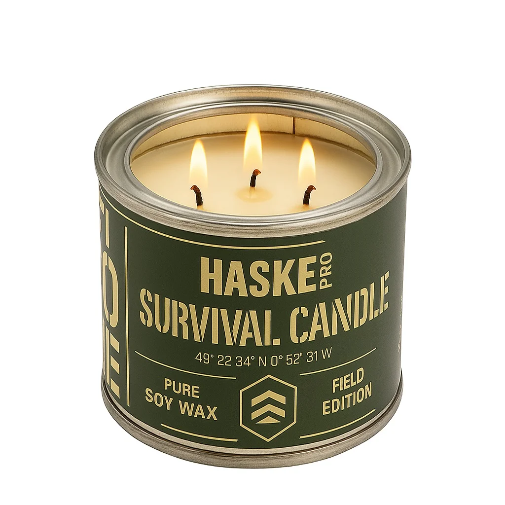 Zdjęcie produktu Świeca survivalowa EKO TRICORE 220g Haske Pro 14h świecenia + zapałki