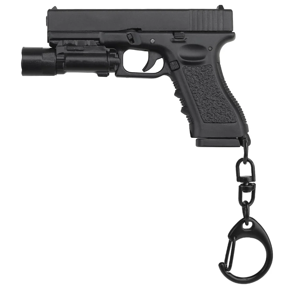Zdjęcie produktu Brelok do kluczy replika Glocka 17 z latarką