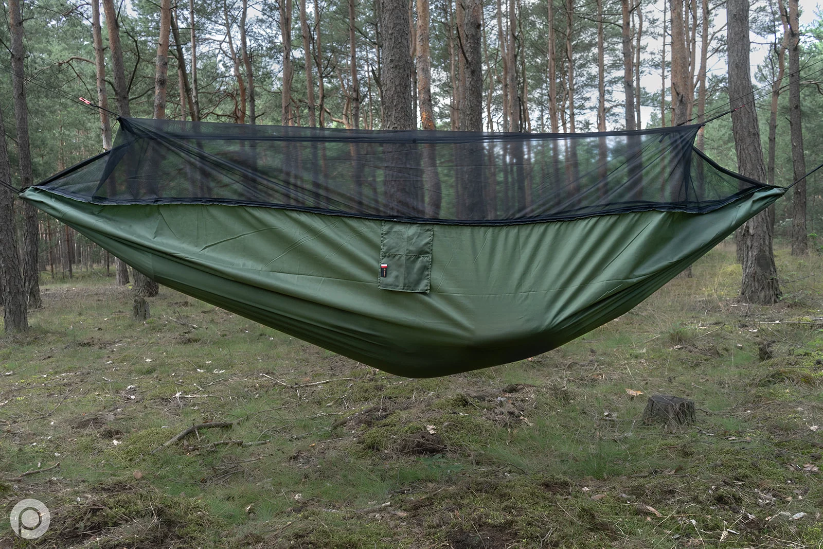 Zdjęcie produktu Hamak TigerWood Ważka V1 zielony + moskitiera (TW.HWM-GRN)