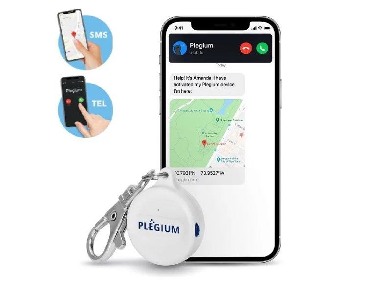 Brelok alarmowy Plegium Smart Emergency Button white +GPS+SMS+TEL (SEB-ENG-WH-E)