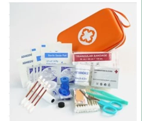 Zdjęcie produktu Apteczka turystyczna z wypos-16 elem. HELBO Depan HEL003 pomarańcz (HEL003)