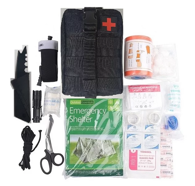 Zdjęcie produktu Apteczka wojskowa taktyczna z wypos-17 elem. HELBO Depan HEL001 czarna (HEL001-CZARNA)