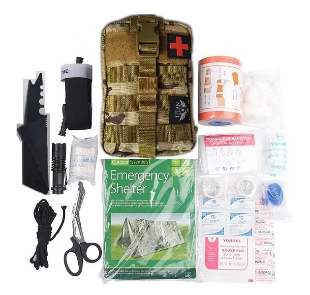 Zdjęcie produktu Apteczka wojskowa taktyczna z wypos-17 elem. HELBO Depan HEL001 moro (HEL001-MORO)