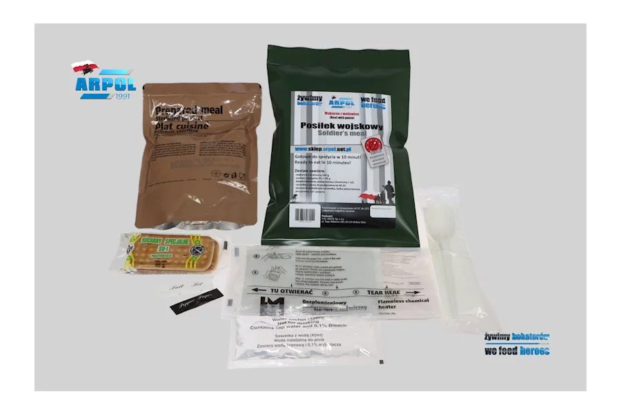 Zdjęcie produktu Posiłek Arpol zestaw wojskowy PW9 - makaron z wołowiną