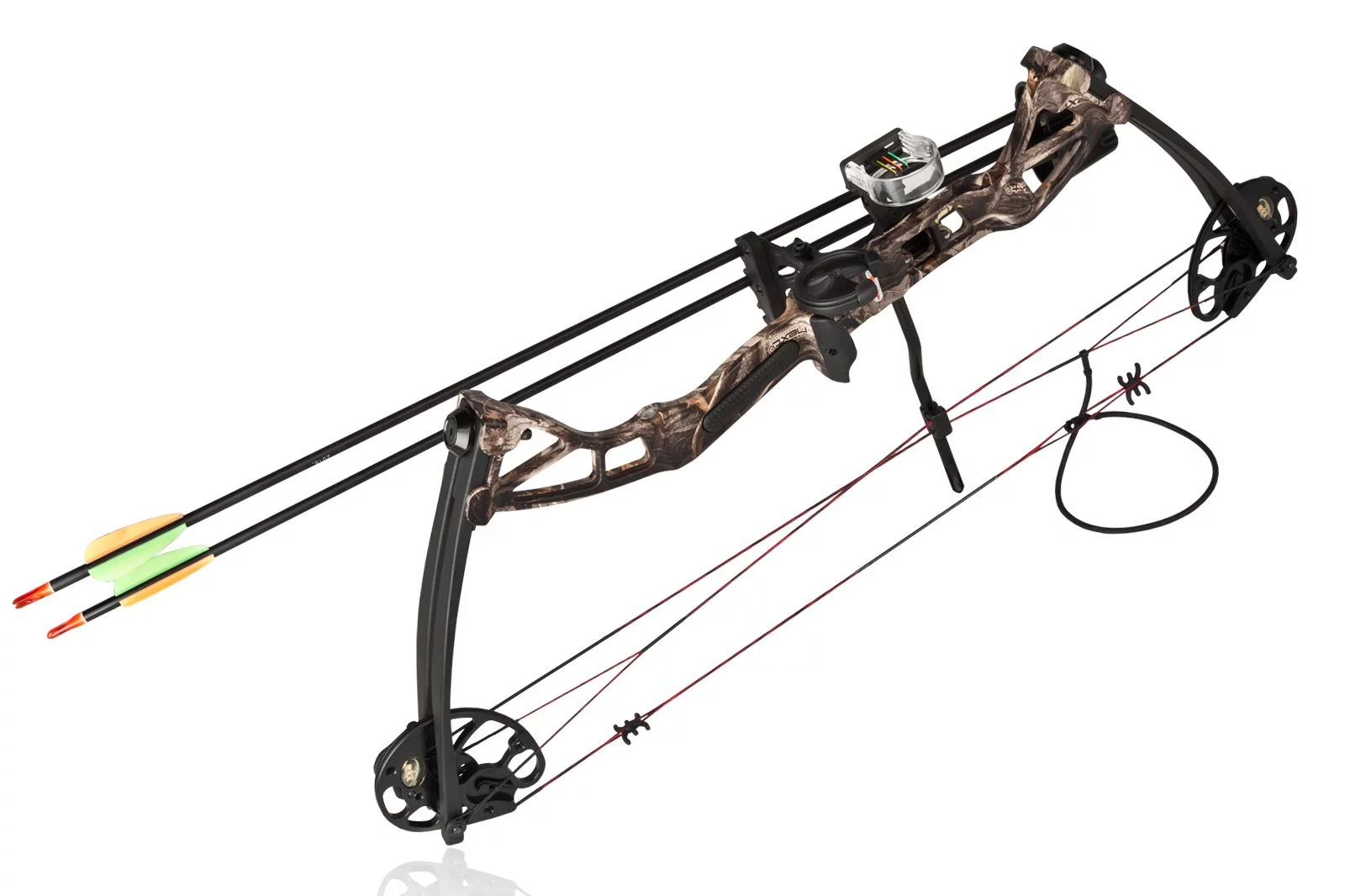 Zdjęcie produktu Łuk bloczkowy Poe Lang Ek HUNGER REX camo 28", 20-65 LBS, 250 FPS (CO-029F)