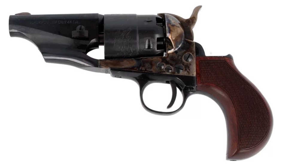 Zdjęcie produktu Rewolwer czarnoprochowy Pietta Colt Pocket Police Snubnose k.44 l.3" 1862 ( CPPSNB44MTLC )