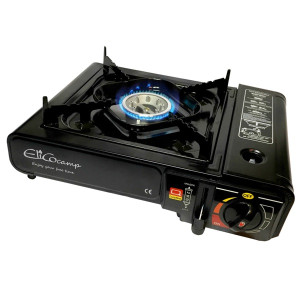 Kuchenka gazowa turystyczna Elico Camp JY-500A plus gaz 220 g.-zestaw